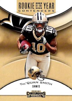 2018 Panini Contenders - Rookie of the Year Contenders #RYA-TS Tre'Quan Smith Front