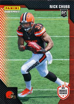 2018 Panini Instant NFL - Rookie Premiere First Look #FL12 Nick Chubb Front