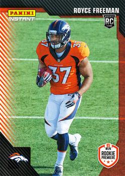 2018 Panini Instant NFL - Rookie Premiere First Look #FL23 Royce Freeman Front