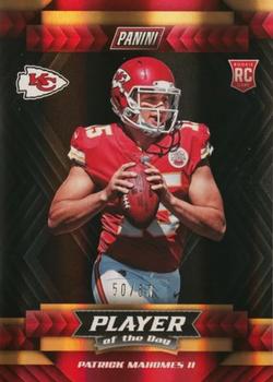 2017 Panini Player of the Day - Player of the Day Rookies Escher Squares #R4 Patrick Mahomes II Front