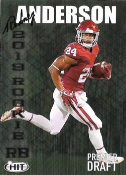 2019 SAGE HIT #37 Rodney Anderson Front