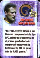 2000 Ruffles Queso Quarterback Club #NNO Jim Everett Back
