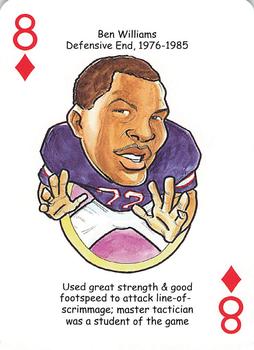 2007 Hero Decks Buffalo Bills Football Heroes Playing Cards #8♦ Ben Williams Front