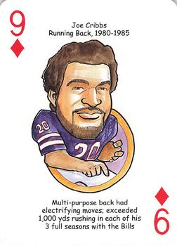 2007 Hero Decks Buffalo Bills Football Heroes Playing Cards #9♦ Joe Cribbs Front
