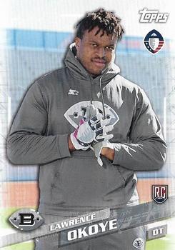 2019 Topps AAF #15 Lawrence Okoye Front