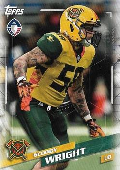 2019 Topps AAF #28 Scooby Wright Front