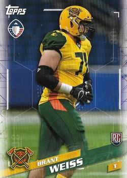 2019 Topps AAF #35 Brant Weiss Front
