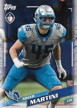 2019 Topps AAF #48 Greer Martini Front