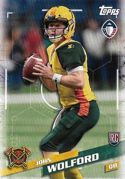 2019 Topps AAF #86 John Wolford Front