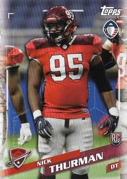 2019 Topps AAF #140 Nick Thurman Front