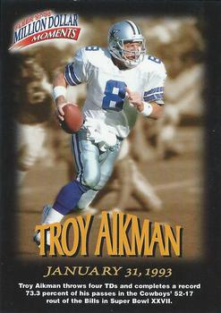 1997 Fleer - Million Dollar Moments Voided #2 Troy Aikman Front