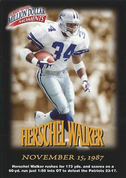 1997 Fleer - Million Dollar Moments Voided #12 Herschel Walker Front