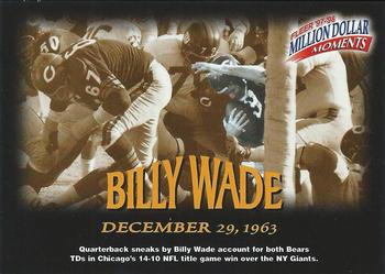 1997 Fleer - Million Dollar Moments Voided #15 Billy Wade Front