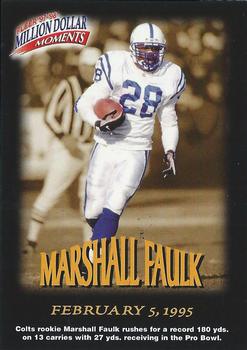 1997 Fleer - Million Dollar Moments Voided #20 Marshall Faulk Front
