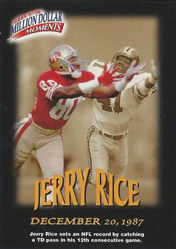 1997 Fleer - Million Dollar Moments Voided #24 Jerry Rice Front