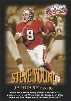 1997 Fleer - Million Dollar Moments Voided #28 Steve Young Front