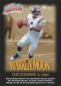 1997 Fleer - Million Dollar Moments Voided #40 Warren Moon Front