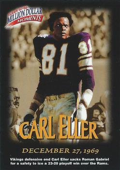 1997 Fleer - Million Dollar Moments Voided #43 Carl Eller Front