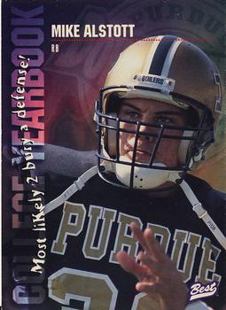 1997 Best Heroes of the Gridiron Promos #NNO Mike Alstott Front