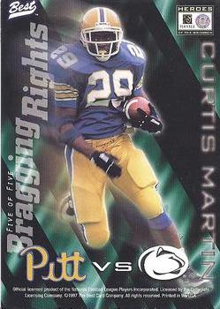 1997 Best Heroes of the Gridiron Promos #NNO Curtis Martin Front