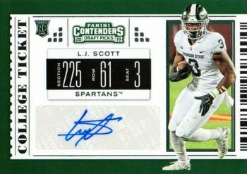 2019 Panini Contenders Draft Picks Collegiate #128 L.J. Scott Front