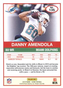 2019 Score #135 Danny Amendola Back