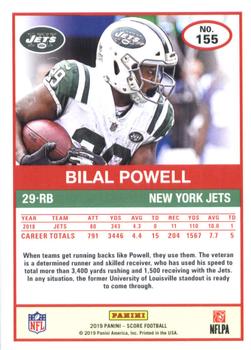 2019 Score #155 Bilal Powell Back