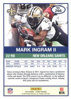 2019 Score #266 Mark Ingram II Back