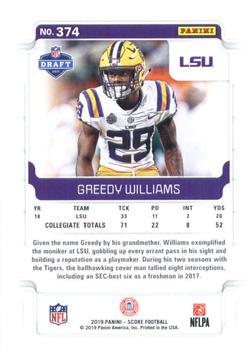 2019 Score #374 Greedy Williams Back