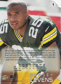1998 Playoff Absolute 7-Eleven #9 Dorsey Levens Back