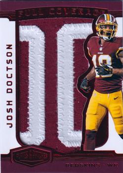 2018 Panini Plates & Patches - Full Coverage Red #FC-JD Josh Doctson Front