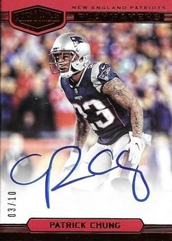 2018 Panini Plates & Patches - Playmakers Red #PM-PC Patrick Chung Front