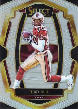 2018 Panini Select - Silver Prizm #122 Jerry Rice Front