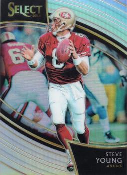 2018 Panini Select - Silver Prizm #295 Steve Young Front