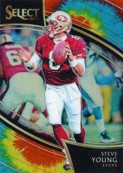 2018 Panini Select - Tie-Dye Prizm #295 Steve Young Front