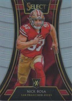 2018 Panini Select - 2019 XRC Prizm Redemption #318 Nick Bosa Front