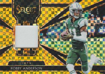 2018 Panini Select - Select Swatches Gold Prizm #28 Robby Anderson Front