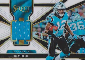 2018 Panini Select - Select Swatches White Prizm #12 DJ Moore Front