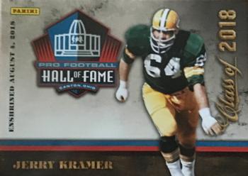 2018 Panini Pro Football Hall of Fame #6 Jerry Kramer Front
