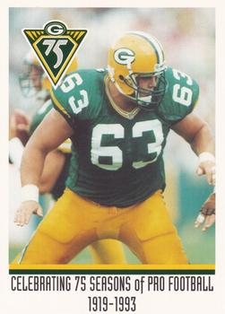 1993 Green Bay Packers Police - WIXK Radio,New Richmond Police Department #3 James Campen Front