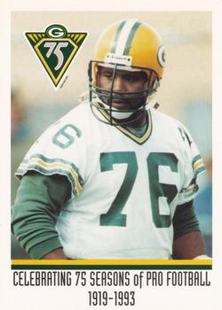 1993 Green Bay Packers Police - WIXK Radio,New Richmond Police Department #11 Harry Galbreath Front