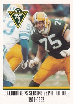 1993 Green Bay Packers Police - WIXK Radio,New Richmond Police Department #15 Ken Ruettgers Front