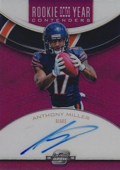 2018 Panini Contenders Optic - Rookie of the Year Contenders Autographs Purple #RYA-AM Anthony Miller Front