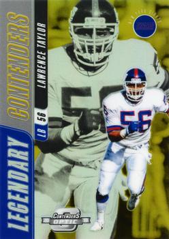 2018 Panini Contenders Optic - Legendary Contenders Gold #LC-LT Lawrence Taylor Front