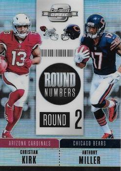 2018 Panini Contenders Optic - Round Numbers #RNA-KM Anthony Miller / Christian Kirk Front