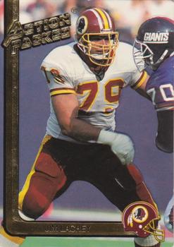1991 Action Packed NFLPA/MDA Awards #1 Jim Lachey Front
