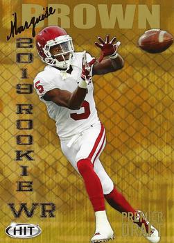 2019 SAGE HIT - Gold #93 Marquise Brown Front