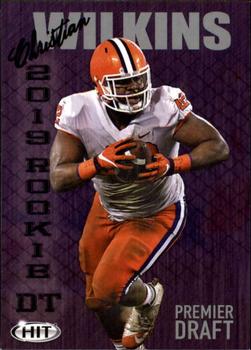 2019 SAGE HIT - Silver #25 Christian Wilkins Front