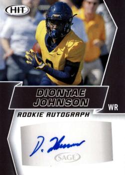 2019 SAGE HIT - Autographs #A35 Diontae Johnson Front
