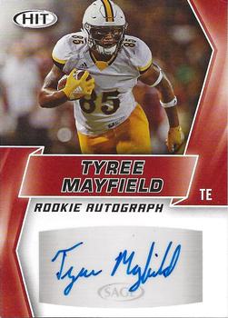 2019 SAGE HIT - Autographs Red #A108 Tyree Mayfield Front
